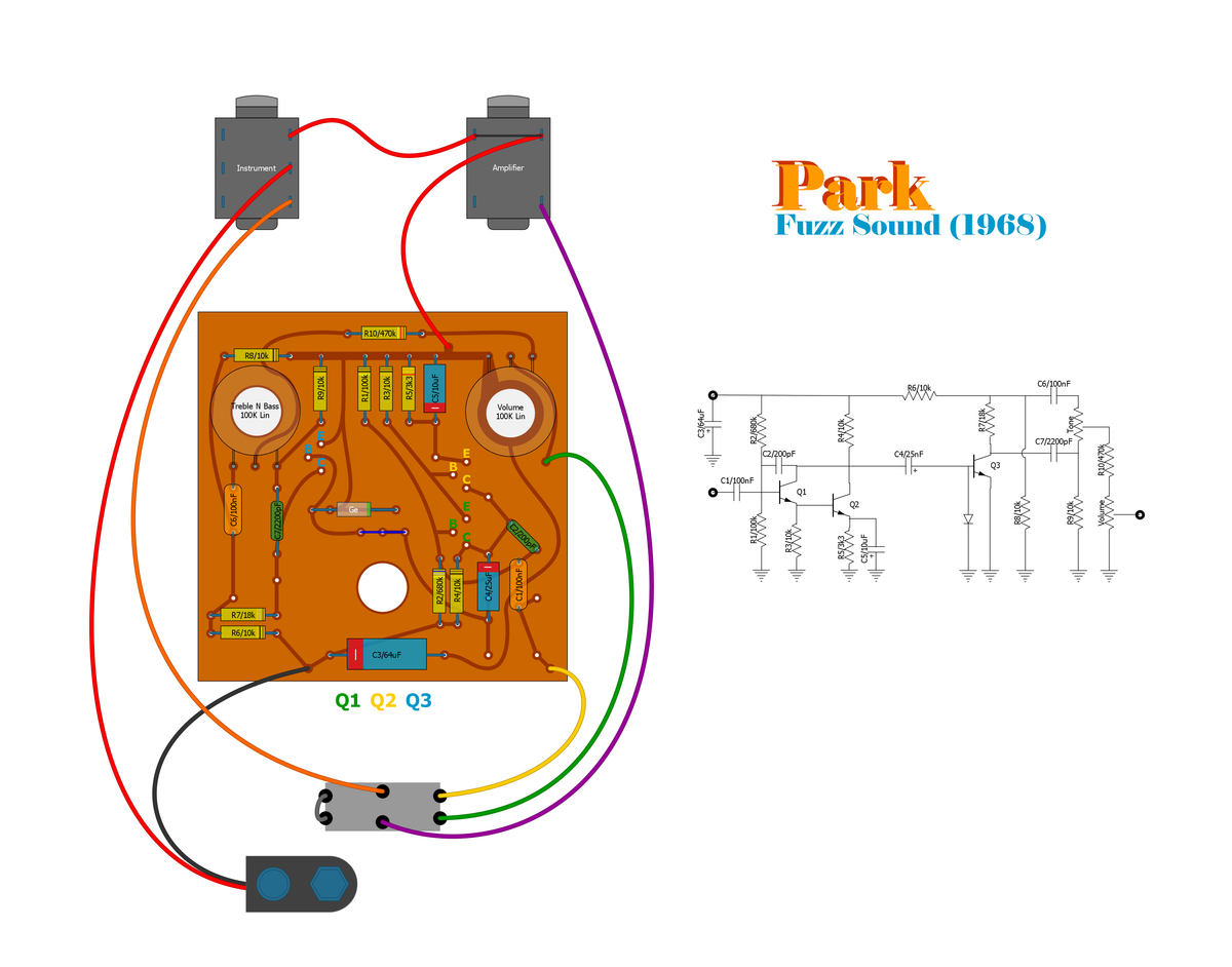 Phenolic VOX HASTINGS TONEBERNDER MKIII PCB – Pigeon FX